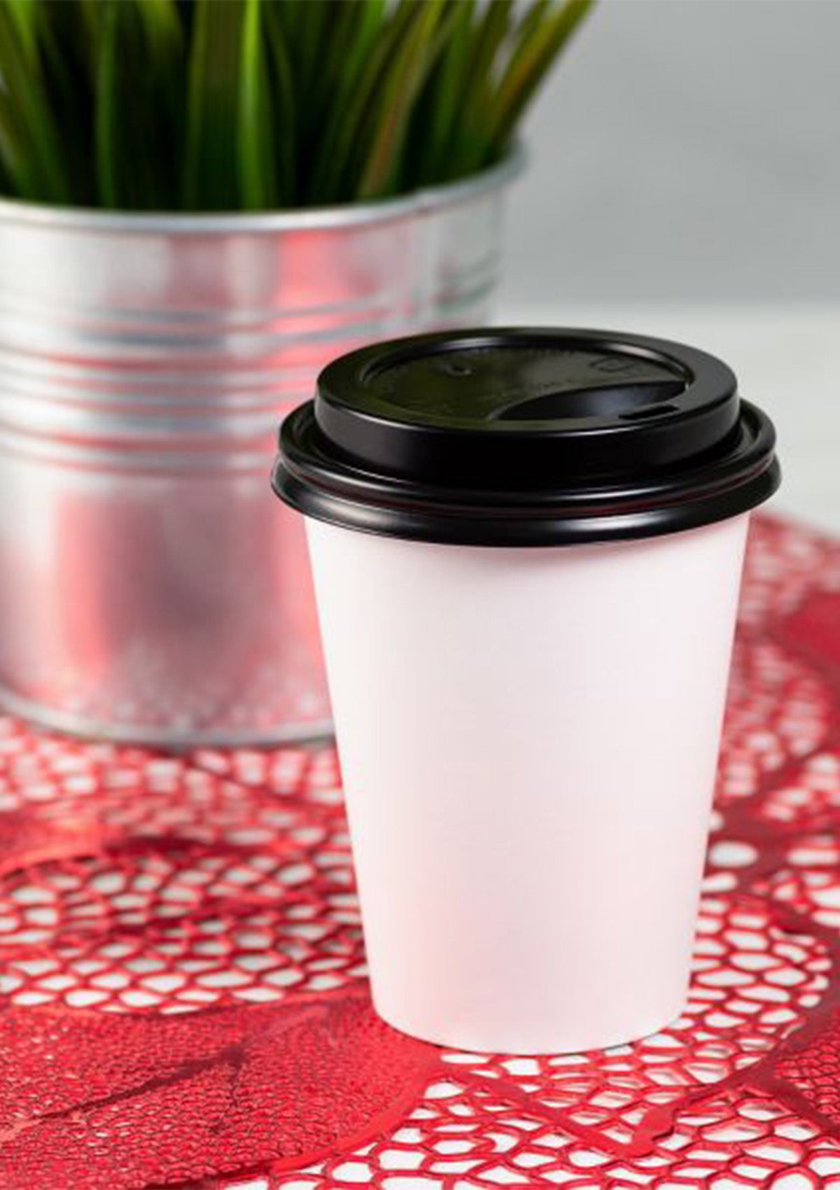 80mm PP Sipper Dome Lid for 8oz Paper Hot Cup