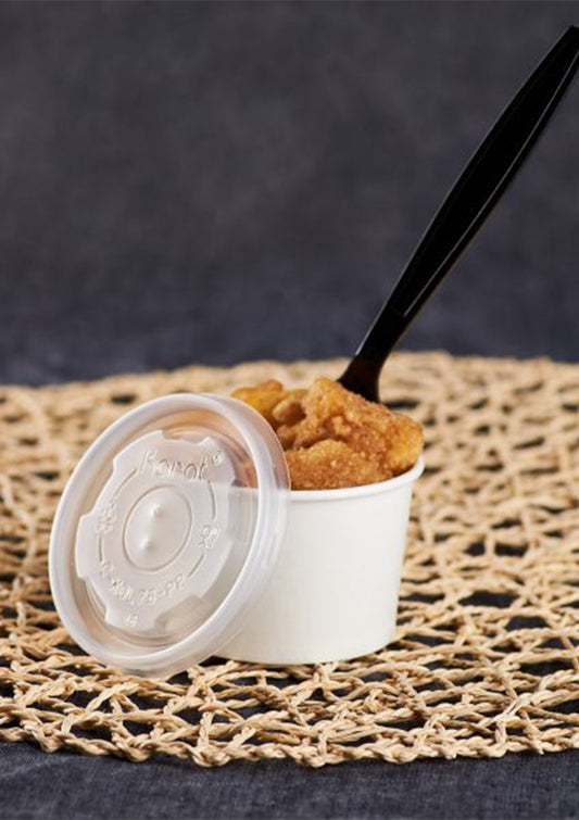 4oz PP Plastic Food Container Flat Lids